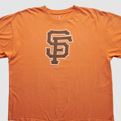 San Francisco Giants 2000s T-Shirt - Orange - L by Fanatics Real Vintage T-shirts