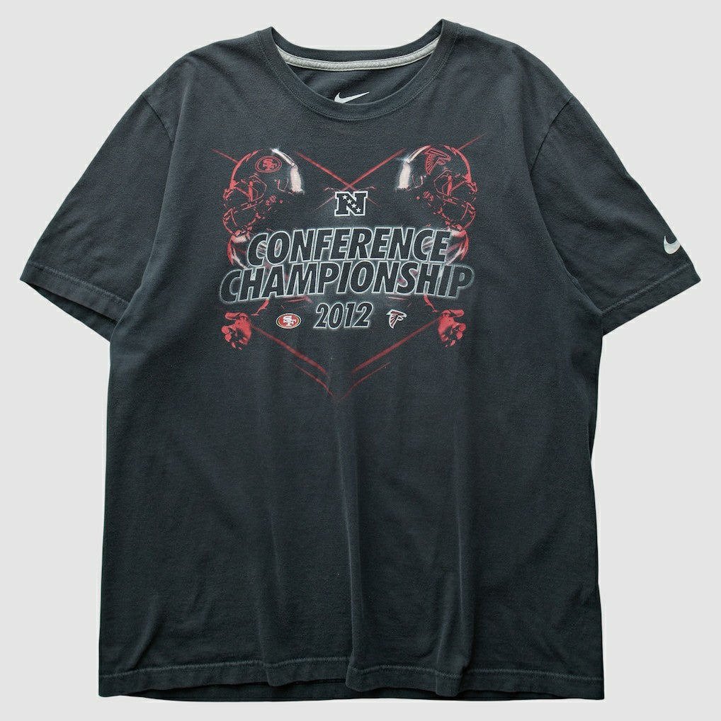 San Francisco 49ers 2012 T-Shirt Black Vintage