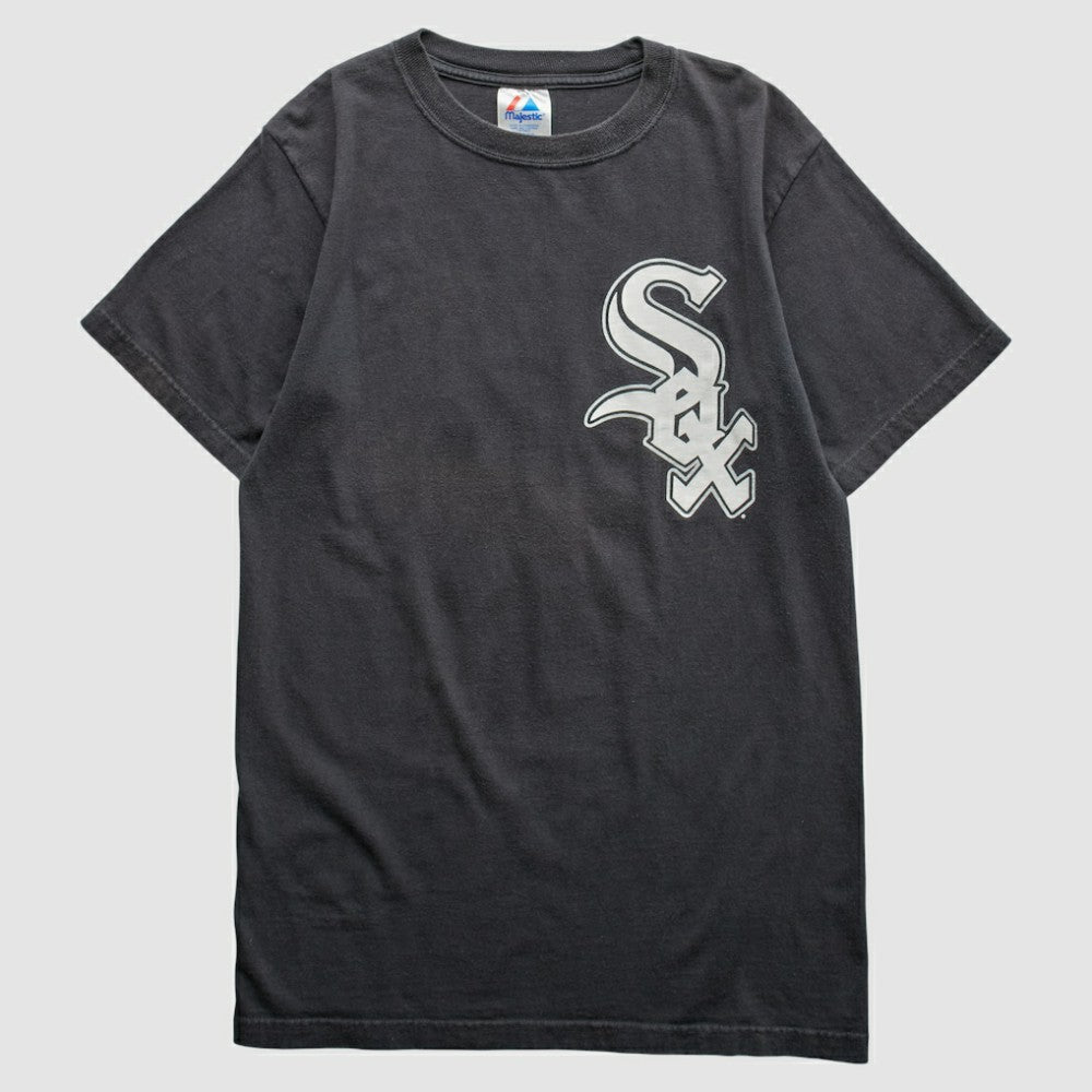 Chicago White Sox Majestic 2000s T-Shirt - Black - S by Fanatics Real Vintage T-shirts