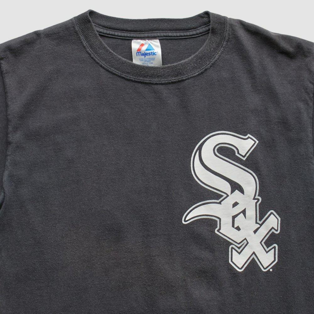 Chicago White Sox Majestic 2000s T-Shirt - Black - S by Fanatics Real Vintage T-shirts