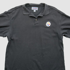 Pittsburgh Steelers Starter 90s Polo Black Vintage