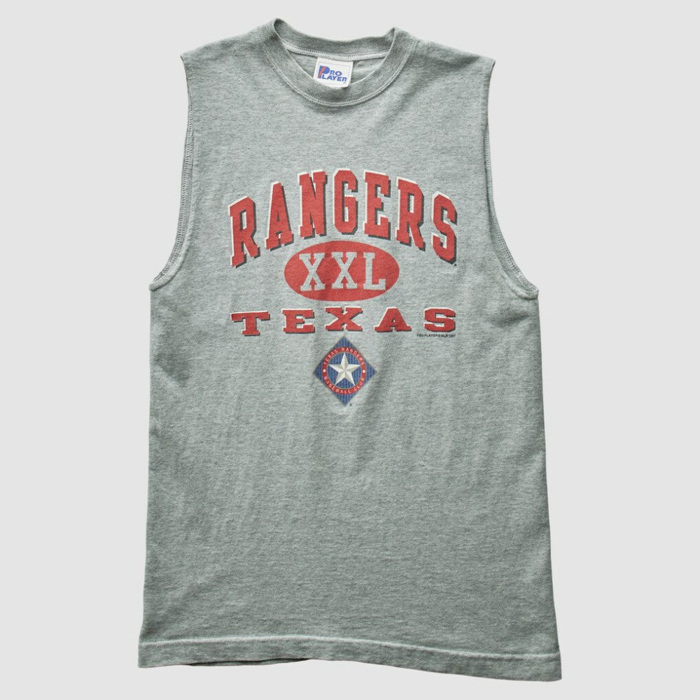 Texas Rangers Pro Player 1997 Tank - Heather Gray - S by Fanatics Real Vintage Tanks
