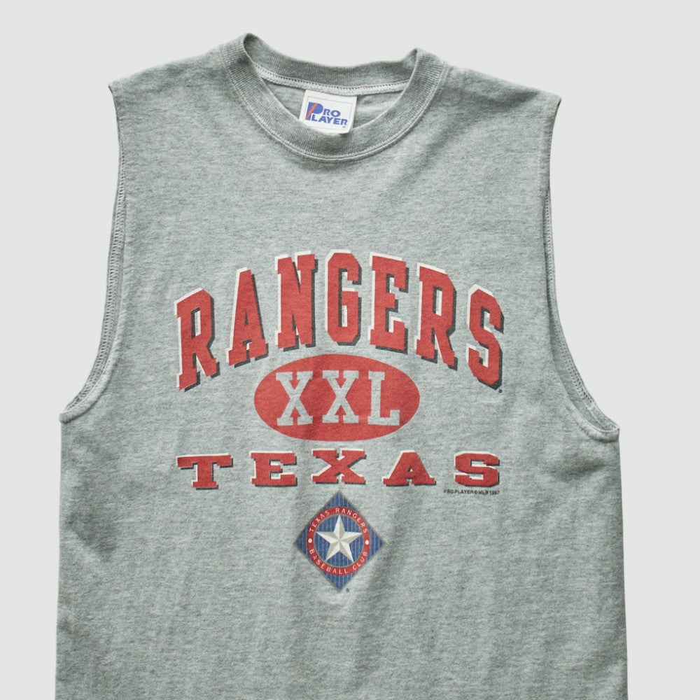 Texas Rangers Pro Player 1997 Tank - Heather Gray - S by Fanatics Real Vintage Tanks