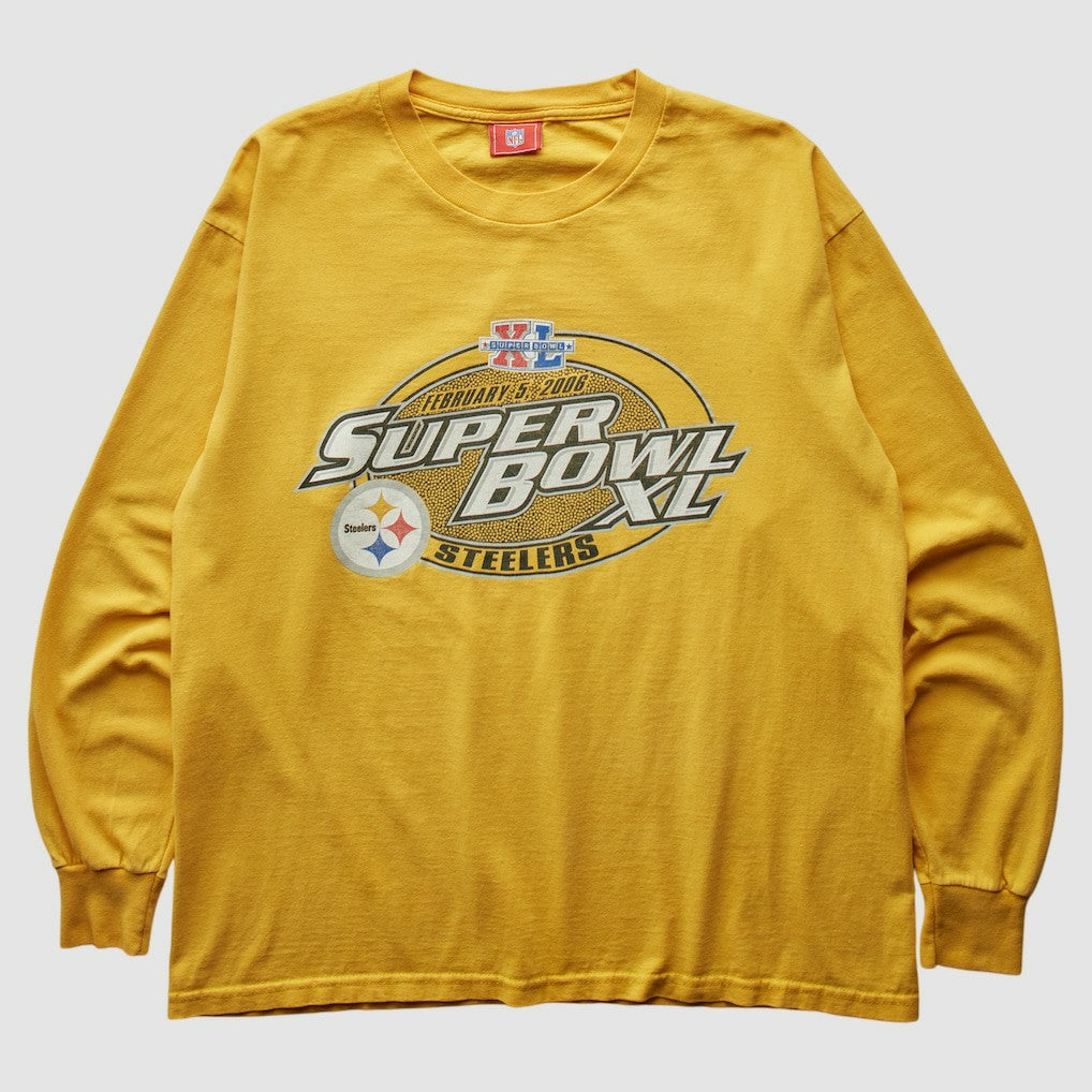 Pittsburgh Steelers NFL 2006 T-Shirt Yellow Vintage