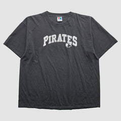 Pittsburgh Pirates Majestic 2000s T-Shirt - Gray - 2XL by Fanatics Real Vintage T-shirts
