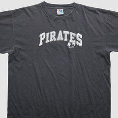 Pittsburgh Pirates Majestic 2000s T-Shirt - Gray - 2XL by Fanatics Real Vintage T-shirts