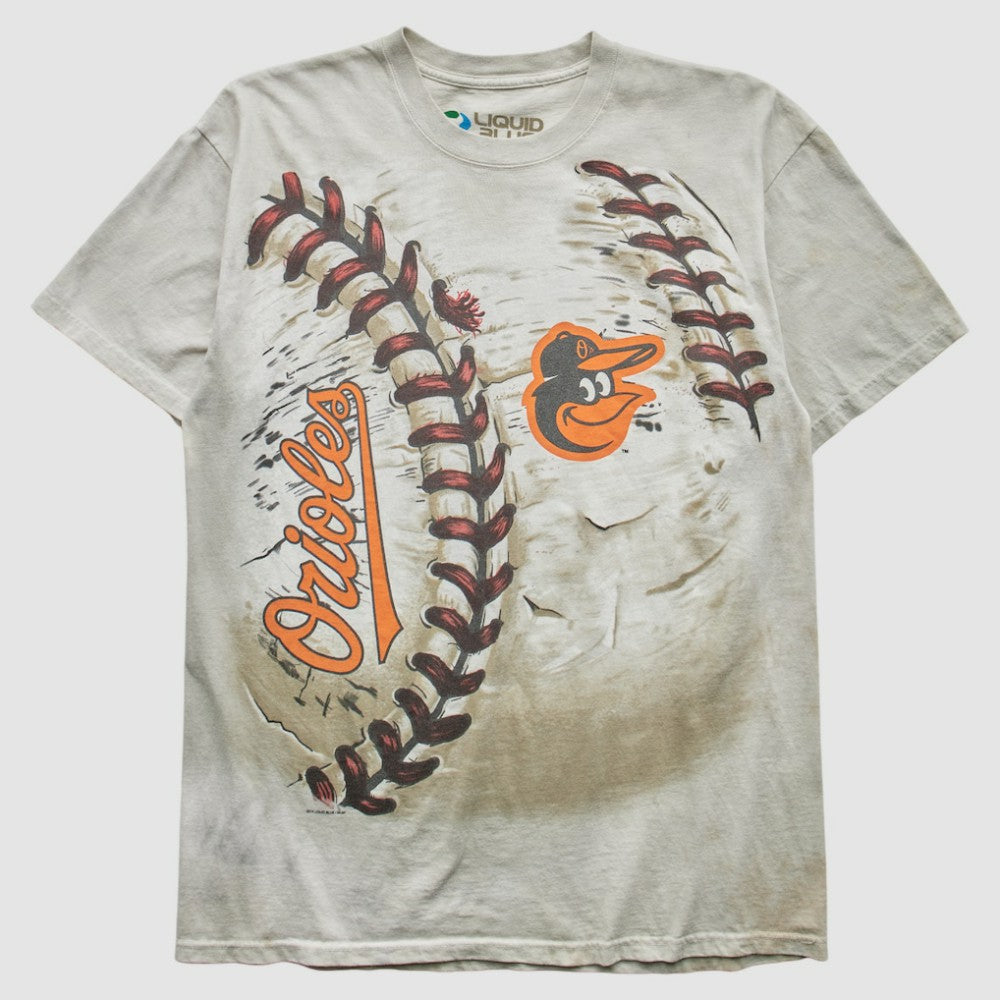 Baltimore Orioles Liquid Blue 2014 T-Shirt - Beige - L by Fanatics Real Vintage T-shirts