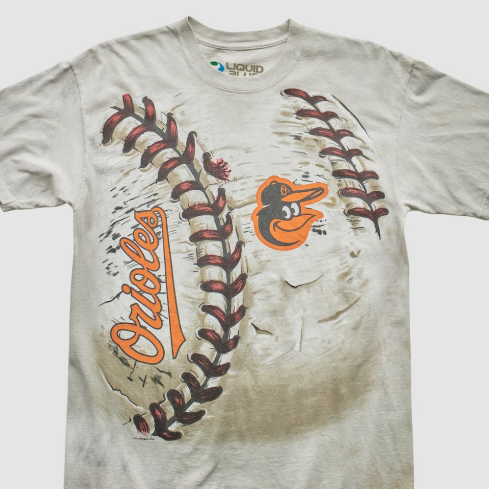 Baltimore Orioles Liquid Blue 2014 T-Shirt - Beige - L by Fanatics Real Vintage T-shirts