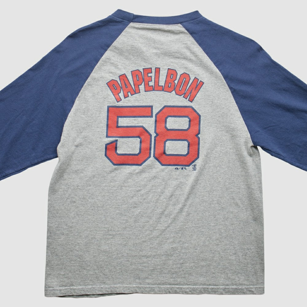 Boston Red Sox Majestic 2000s T-Shirt - Gray - S by Fanatics Real Vintage T-shirts