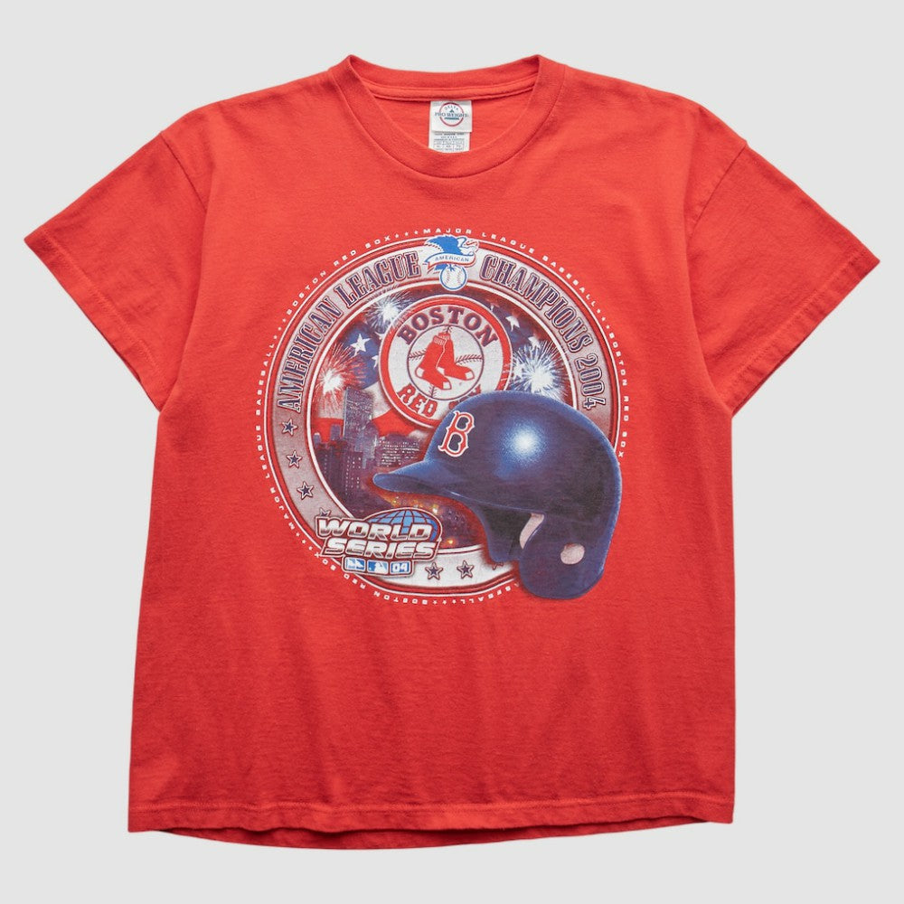 Boston Red Sox 2004 T-Shirt - Red - S by Fanatics Real Vintage T-shirts