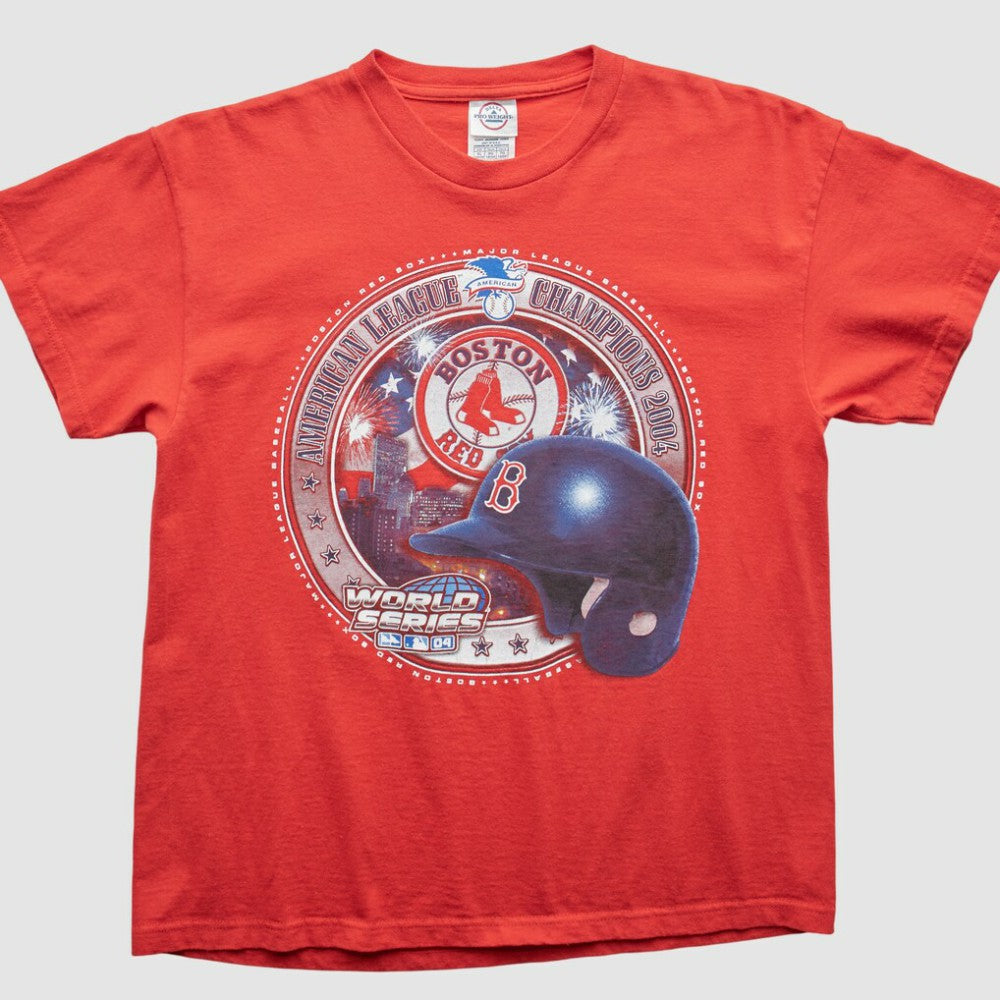 Boston Red Sox 2004 T-Shirt - Red - S by Fanatics Real Vintage T-shirts