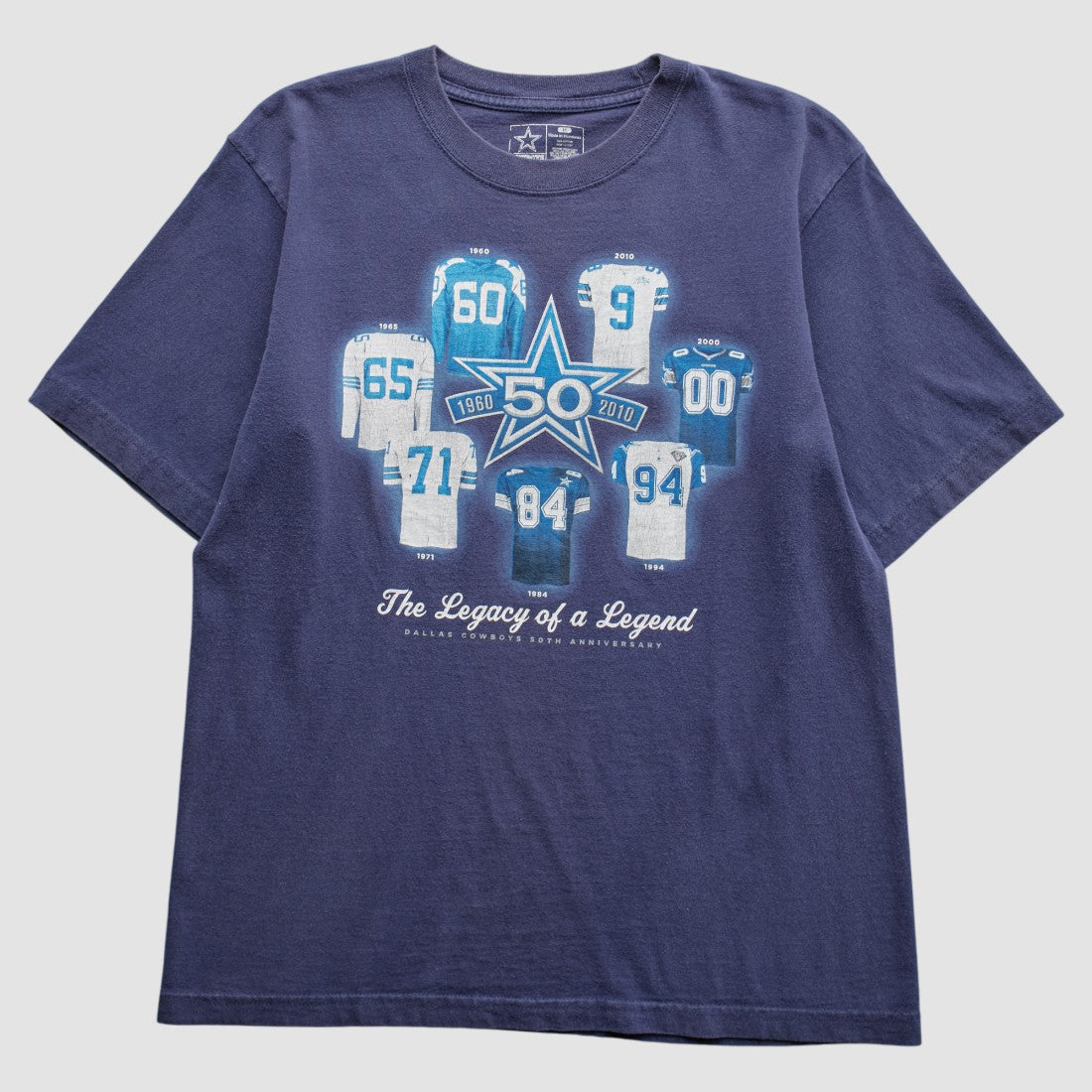 Dallas Cowboys 2010 T-Shirt Navy Vintage
