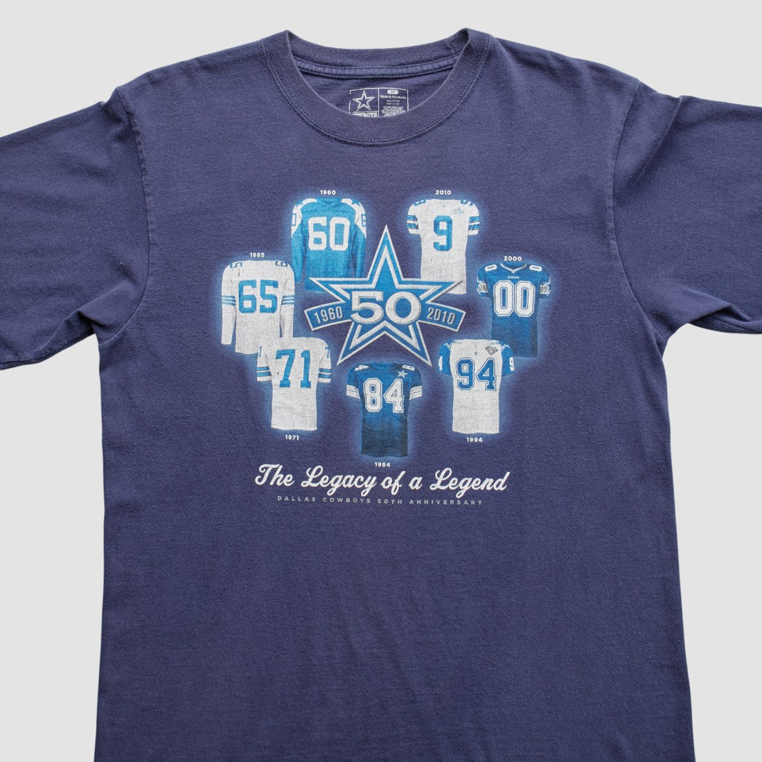 Dallas Cowboys 2010 T-Shirt Navy Vintage