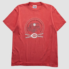 Cincinnati Reds Majestic 2000s T-Shirt - Red - XS by Fanatics Real Vintage T-shirts