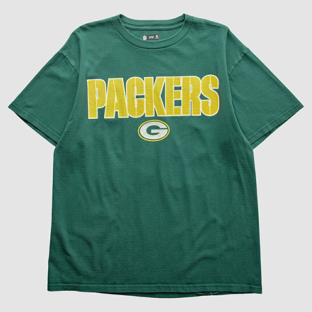 Green Bay Packers 2000s T-Shirt Green Vintage
