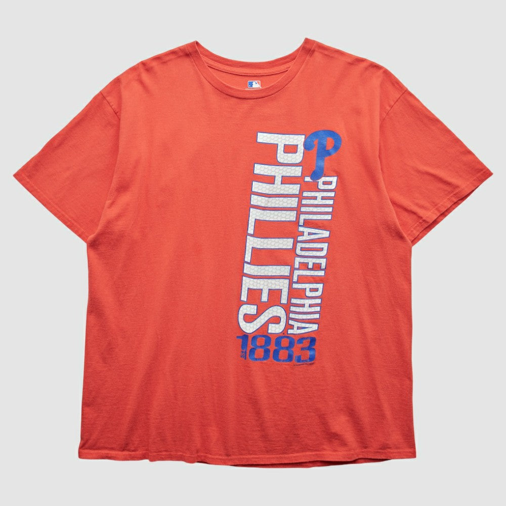 Philadelphia Phillies 2000s T-Shirt - Orange - L by Fanatics Real Vintage T-shirts