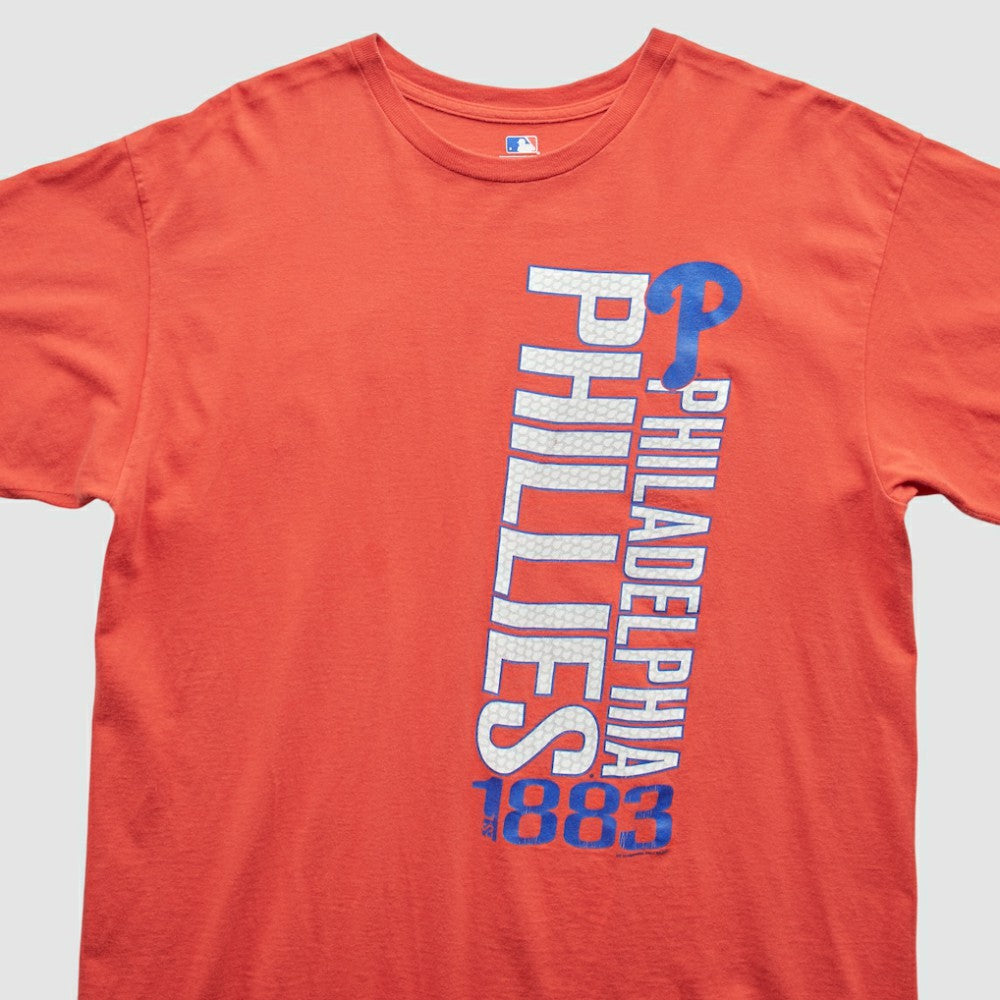 Philadelphia Phillies 2000s T-Shirt - Orange - L by Fanatics Real Vintage T-shirts
