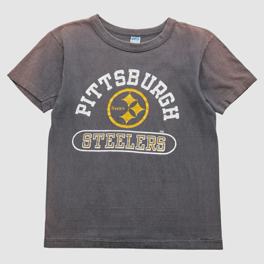 Pittsburgh Steelers Champion 70s T-Shirt Gray Vintage