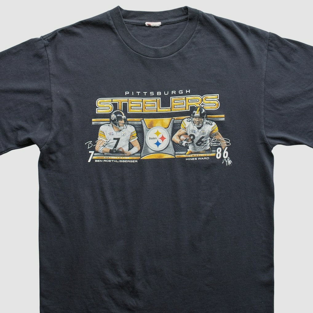Pittsburgh Steelers 2000s T-Shirt Black Vintage