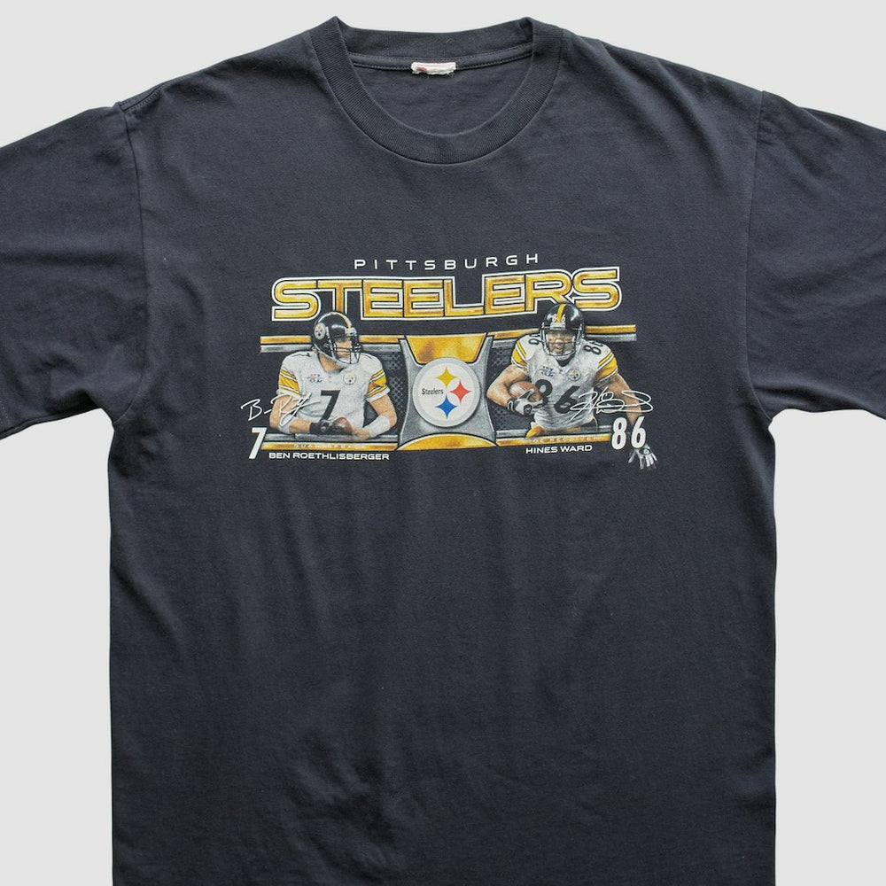 Pittsburgh Steelers 2000s T-Shirt Black Vintage