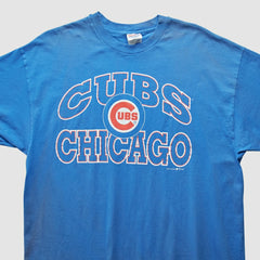 Chicago Cubs Hanes 1998 T-Shirt - Blue - 2XL by Fanatics Real Vintage T-shirts