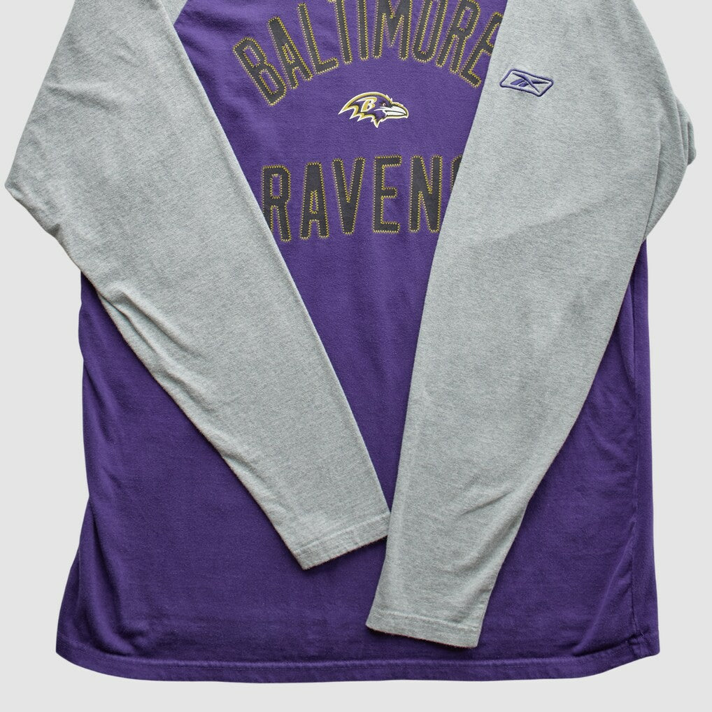 Baltimore Ravens Reebok 2000s T-Shirt Purple Vintage