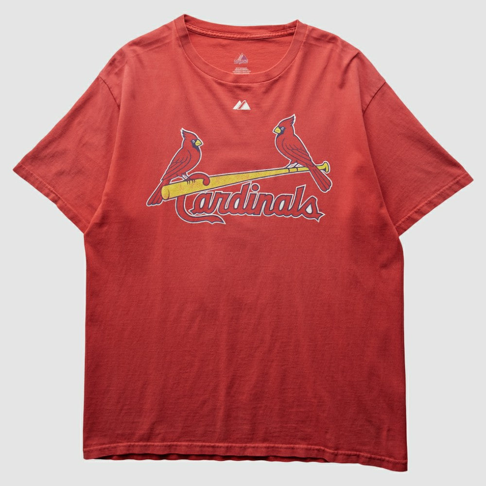 St. Louis Cardinals Majestic 2000s T-Shirt - Red - M by Fanatics Real Vintage T-shirts