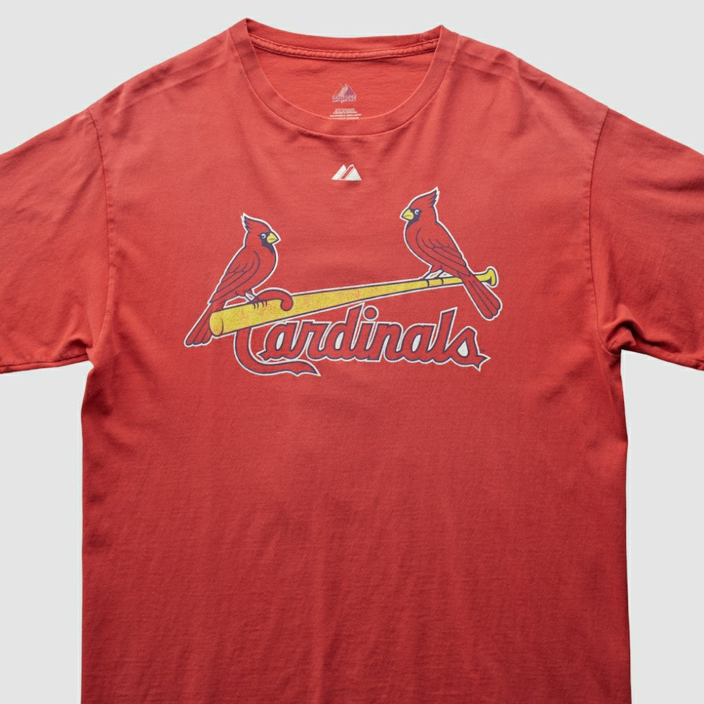 St. Louis Cardinals Majestic 2000s T-Shirt - Red - M by Fanatics Real Vintage T-shirts