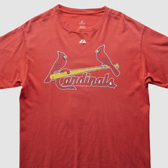 St. Louis Cardinals Majestic 2000s T-Shirt - Red - M by Fanatics Real Vintage T-shirts