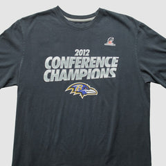 Baltimore Ravens 2012 T-Shirt Navy Vintage