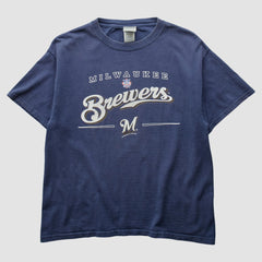 Milwaukee Brewers 2006 T-Shirt - Navy - S by Fanatics Real Vintage T-shirts