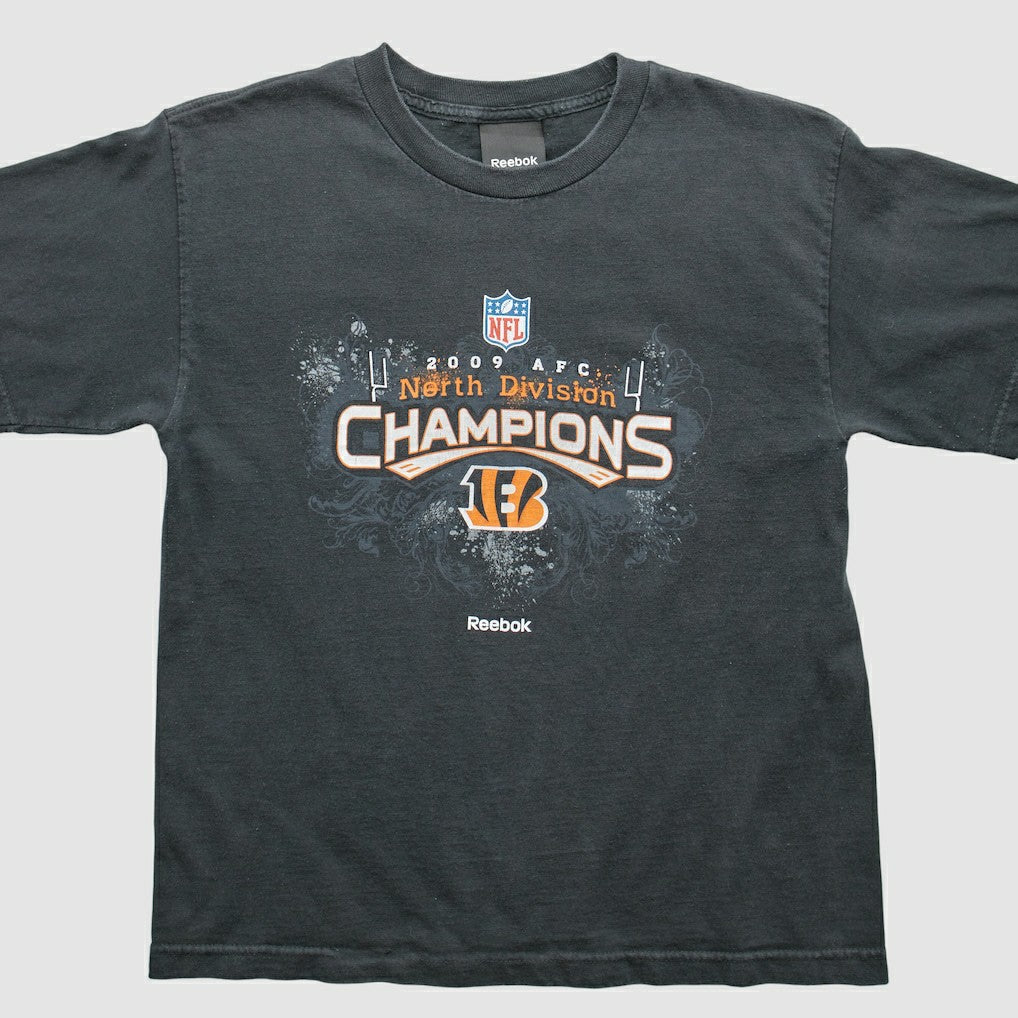 Cincinnati Bengals Reebok 2009 T-Shirt Black Vintage