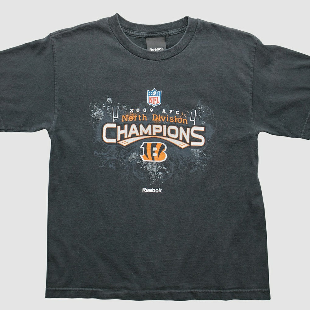 Cincinnati Bengals Reebok 2009 T-Shirt Black Vintage
