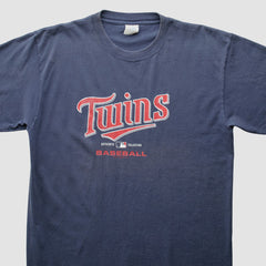 Minnesota Twins Majestic 2000s T-Shirt - Navy - XL by Fanatics Real Vintage T-shirts