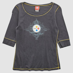 Pittsburgh Steelers NFL 2000s T-Shirt Gray Vintage