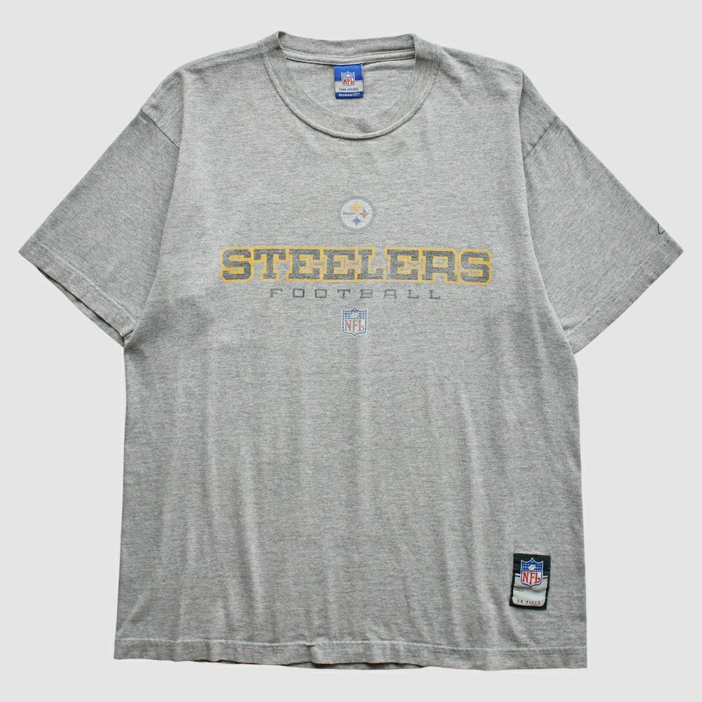 Pittsburgh Steelers Reebok 2000s T-Shirt Gray Vintage
