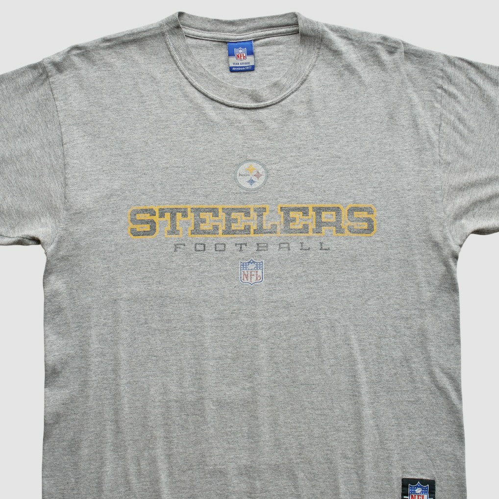 Pittsburgh Steelers Reebok 2000s T-Shirt Gray Vintage