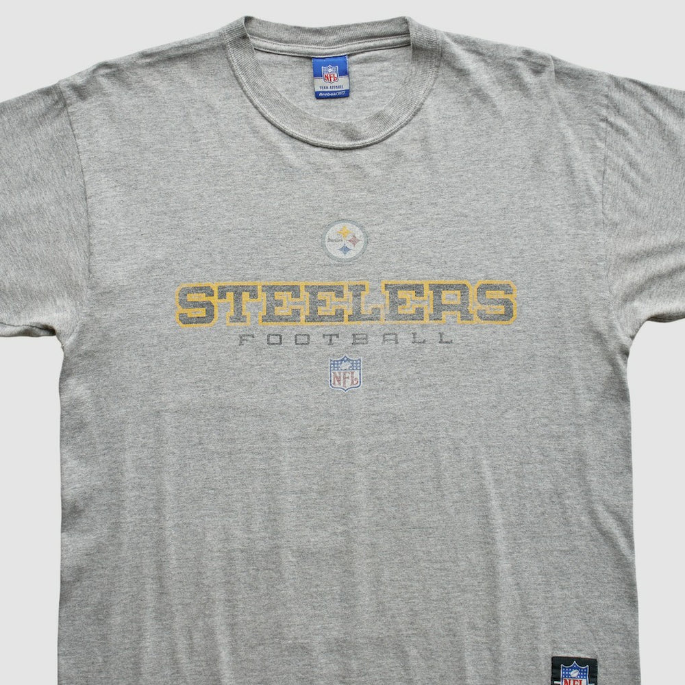 Pittsburgh Steelers Reebok 2000s T-Shirt Gray Vintage