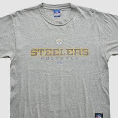 Pittsburgh Steelers Reebok 2000s T-Shirt Gray Vintage