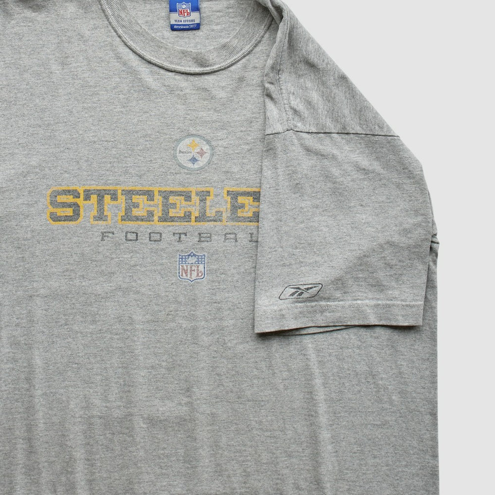 Pittsburgh Steelers Reebok 2000s T-Shirt Gray Vintage