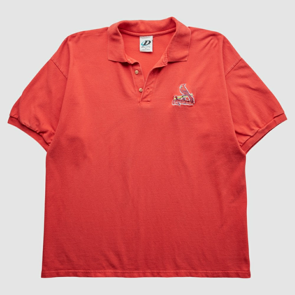 St. Louis Cardinals Dynasty 2000s Polo - Red - XL by Fanatics Real Vintage