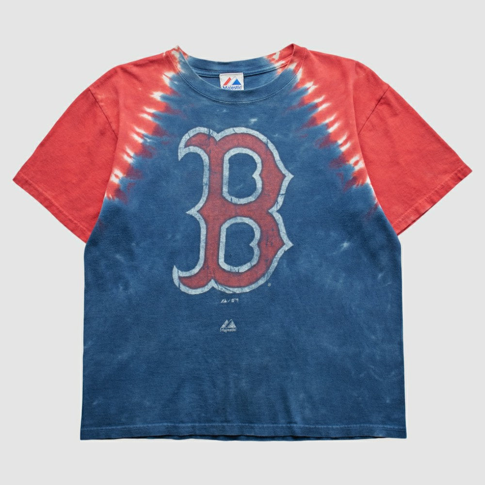 Boston Red Sox Majestic 2000s T-Shirt - Blue - S by Fanatics Real Vintage T-shirts