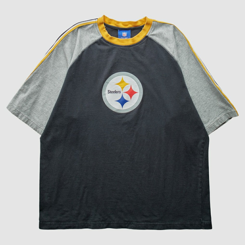 Pittsburgh Steelers Reebok 2000s T-Shirt Black Vintage