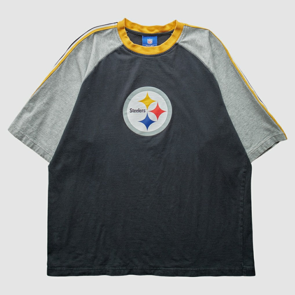 Pittsburgh Steelers Reebok 2000s T-Shirt Black Vintage