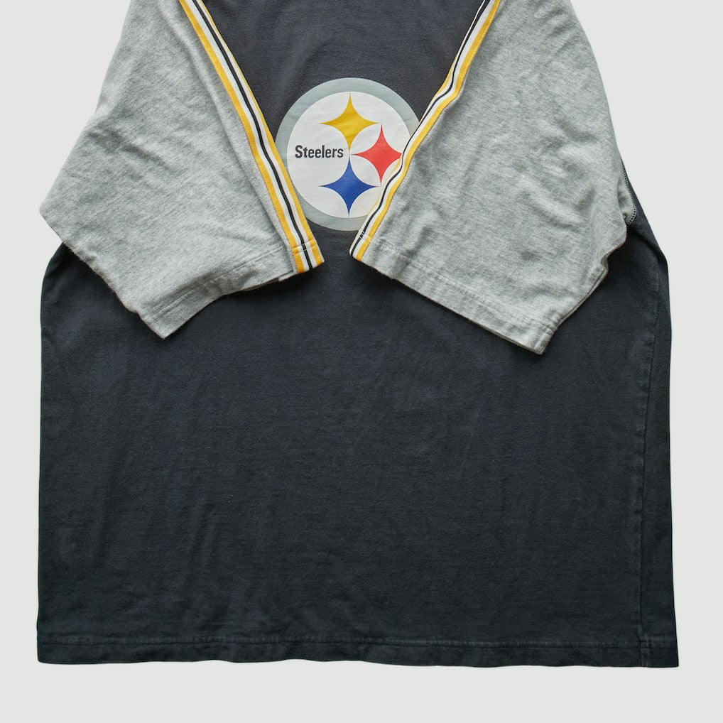 Pittsburgh Steelers Reebok 2000s T-Shirt Black Vintage