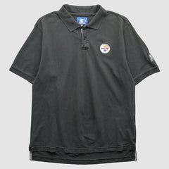 Pittsburgh Steelers Starter 2000s Polo Black Vintage