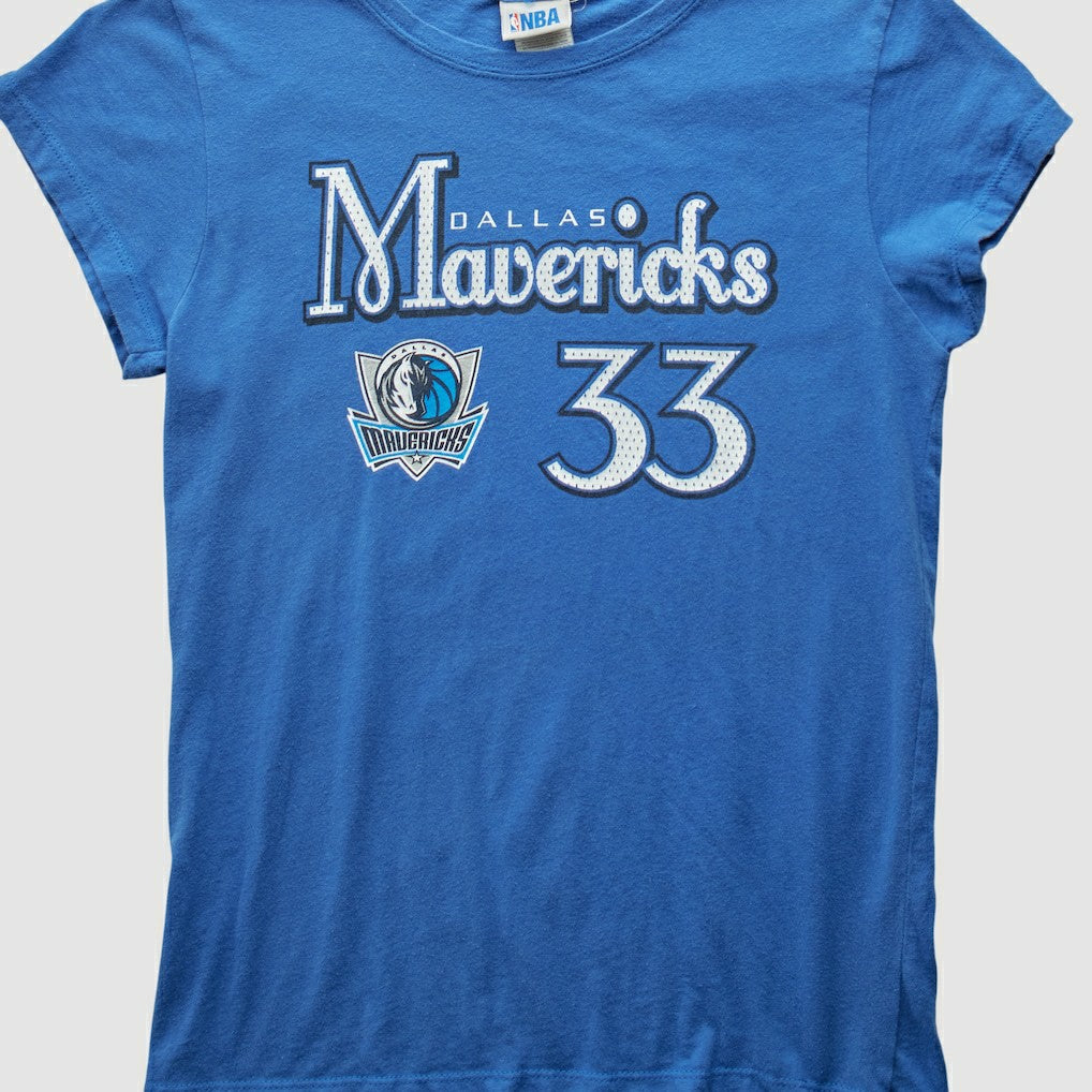 Dallas Mavericks 2003 T-Shirt Blue Vintage