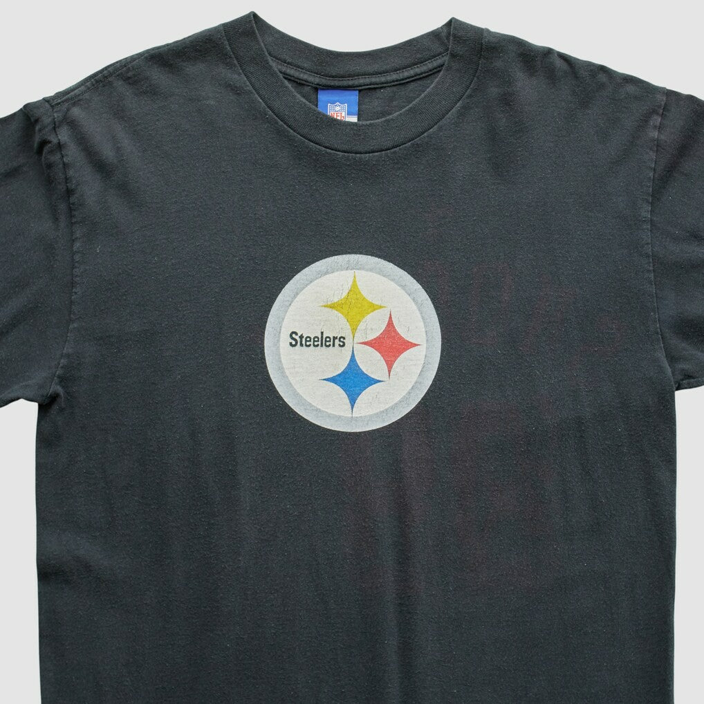 Pittsburgh Steelers Reebok 2000s T-Shirt Black Vintage