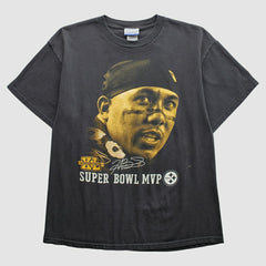 Pittsburgh Steelers Reebok 2006 T-Shirt Black Vintage