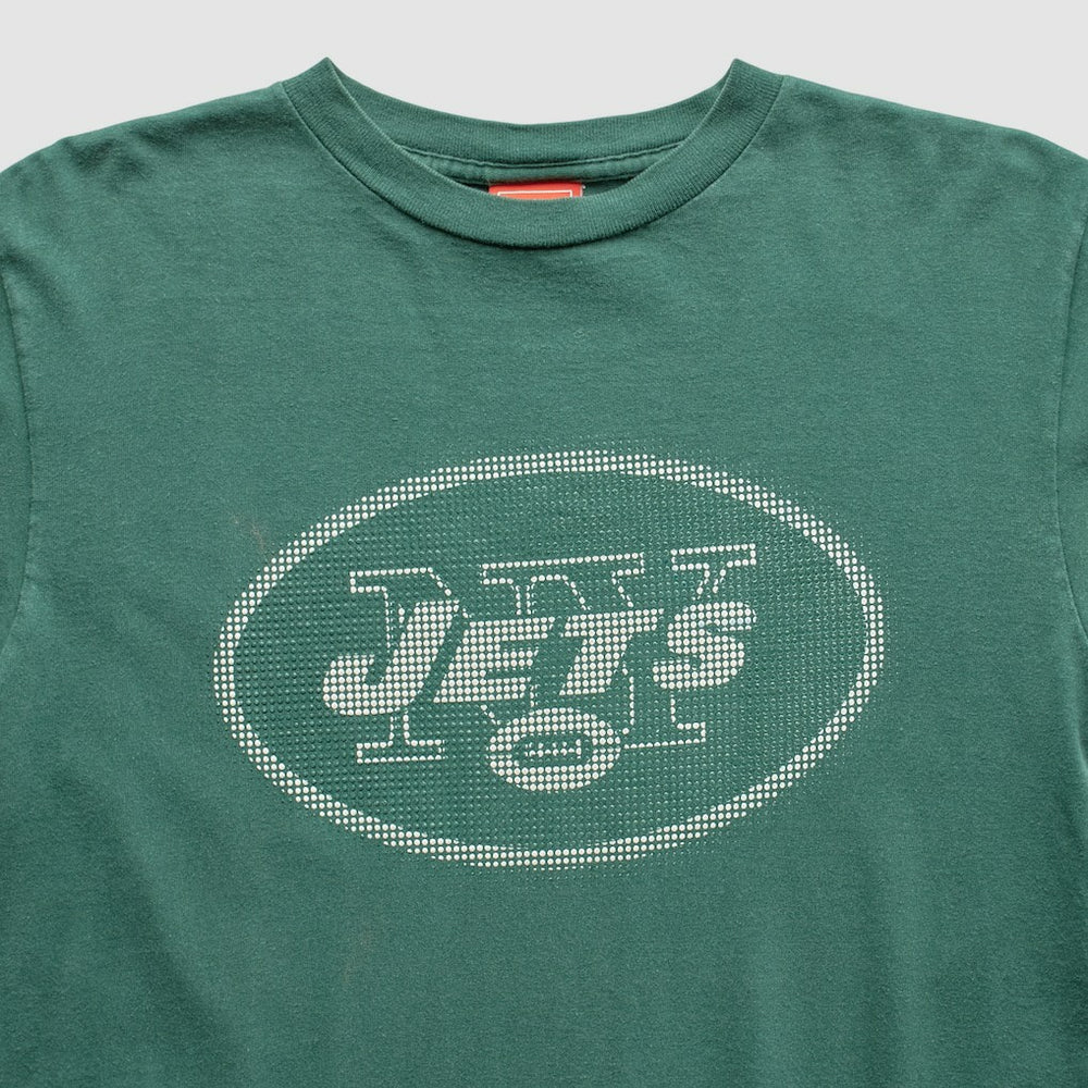 New York Jets NFL 2000s Long Sleeve T-Shirt Green Vintage